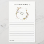 ダスキー赤面ワイルドフラワークレストベビーシャワーアドバイス (正面)