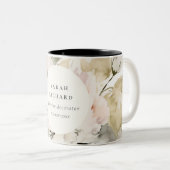 ダスキー赤面牡丹ウォーター色フローラバンチビジネス ツートーンマグカップ (正面右)