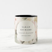 ダスキー赤面牡丹ウォーター色フローラバンチビジネス ツートーンマグカップ (中央)