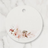 ダスキー フォール マルサラ ブラッシュ フローラル ブライダル シャワー フェイバータグ (裏面)