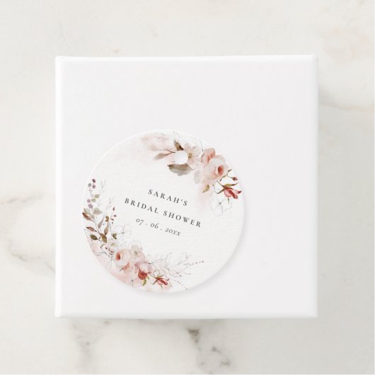 ダスキー フォール マルサラ ブラッシュ フローラル ブライダル シャワー フェイバータグ (インサイチュ)