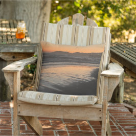 ダスクからトワイライトアットザビーチフォトプリント アウトドアクッション