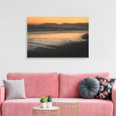 ダスクからトワイライトアットザビーチフォトプリント キャンバスプリント (インサイチュ (リビング))