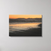 ダスクからトワイライトアットザビーチフォトプリント キャンバスプリント (正面)