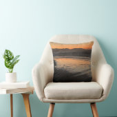 ダスクからトワイライトアットザビーチフォトプリント クッション (椅子)