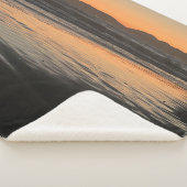 ダスクからトワイライトアットザビーチフォトプリント シェルパブランケット (3/4)