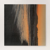 ダスクからトワイライトアットザビーチフォトプリント ジグソーパズル (横)