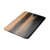 ダスクからトワイライトアットザビーチフォトプリント バスマット (アングル)