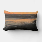 ダスクからトワイライトアットザビーチフォトプリント ランバークッション (正面)