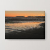 ダスクからトワイライトアットザビーチフォトプリント 缶バッジ (正面)