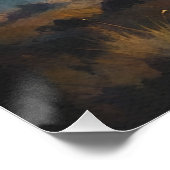 ダスクでアフリカゾウ ポスター (コーナー)