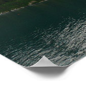 ダスクのアラスカ海岸 ポスター (角)