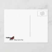 ダスクのアラスカ海岸 ポストカード (裏面)