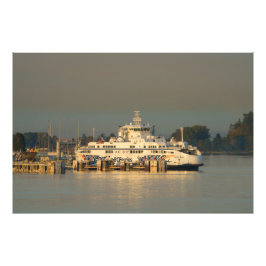 ダスクのツワッセンフェリー フォトプリント           