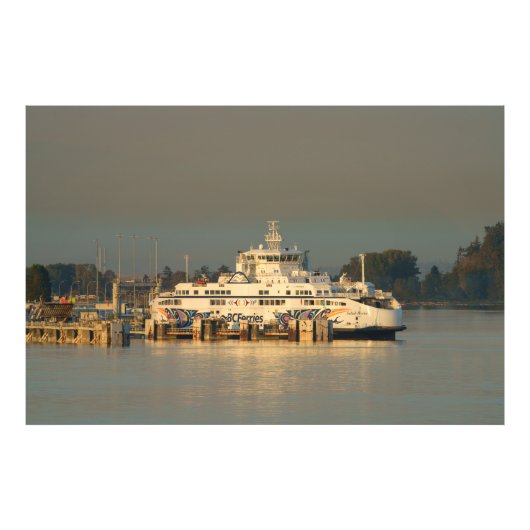 ダスクのツワッセンフェリー フォトプリント            (正面)