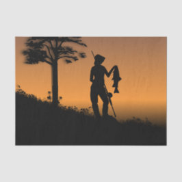 ダスクのフィッシャーウーマン 薄葉紙