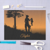 ダスクのフィッシャーウーマン 薄葉紙 (クラフト)