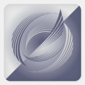 ダスクの羽 スクエアシール (正面)