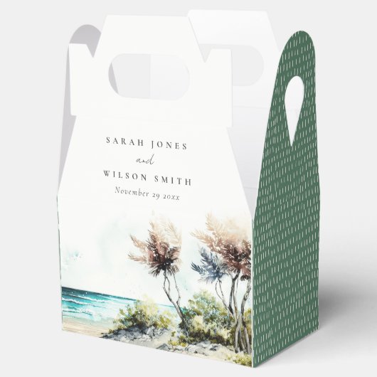 ダスクエレガントキーコースタルパームビーチシースケープ結婚ズ フェイバーボックス (オープン)