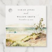 ダスクエレガントキー沿岸ビーチサンシースケープズ結婚ス フェイバータグ (正面)