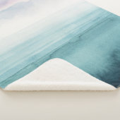 ダスクオンザベイ – 水彩 シェルパブランケット (3/4)