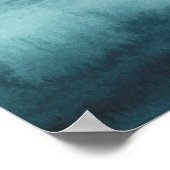 ダスクオンザベイ – 水彩 ポスター (角)