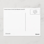 ダスクオンブルーマウンテンレイク（ニューヨーク） ポストカード (裏面)