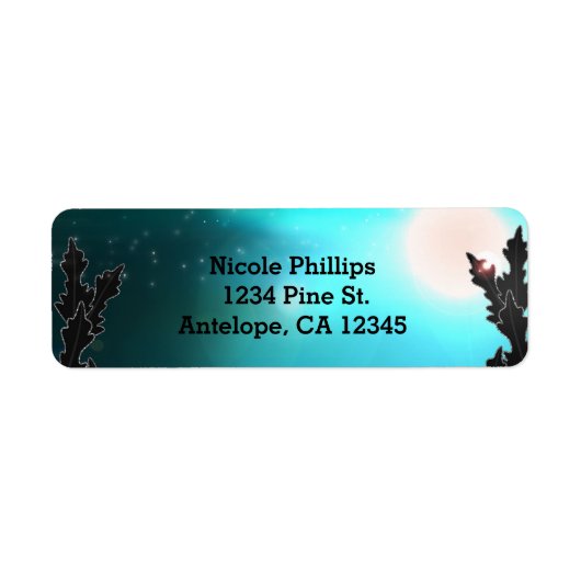 ダスクーからドーンブルーナイト住所 シール (正面)