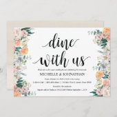 ダスク素朴ポスト結婚ズブランチ招待状カード 招待状 (正面/裏面)