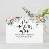 ダスク素朴ポスト結婚ズブランチ招待状カード 招待状 (スタンド正面)