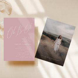 ダスティお洒落バラオベビー!フォトベビーシャワー 招待状