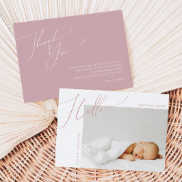 ダスティお洒落バラサンキューベビー 案内状