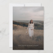 ダスティお洒落ブルーオベビー!フォトベビーシャワー 招待状 (裏面)