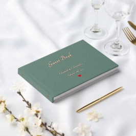 ダスティエレガントグリーンバラ金ゴールド結婚記念日 ゲストブック