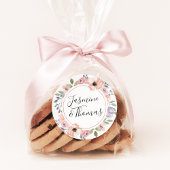 ダスティエレガントバラアンドピーチフローラリース結婚ズ ラウンドシール