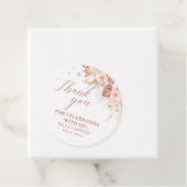 ダスティエレガントバラフローラありがとうメッセージカード フェイバータグ (インサイチュ)