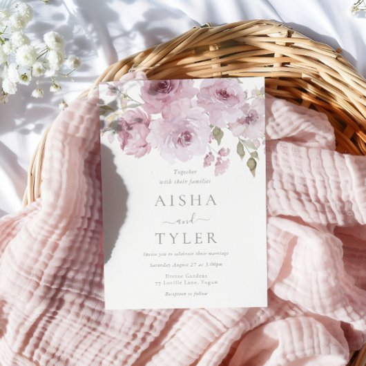 ダスティエレガントバラ&赤面フローラ結婚ズ 招待状