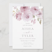 ダスティエレガントバラ&赤面フローラ結婚ズ 招待状 (正面)