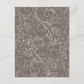 ダスティエレガントブラウン結婚フローラ詳細 エンクロージャーカード (裏面)