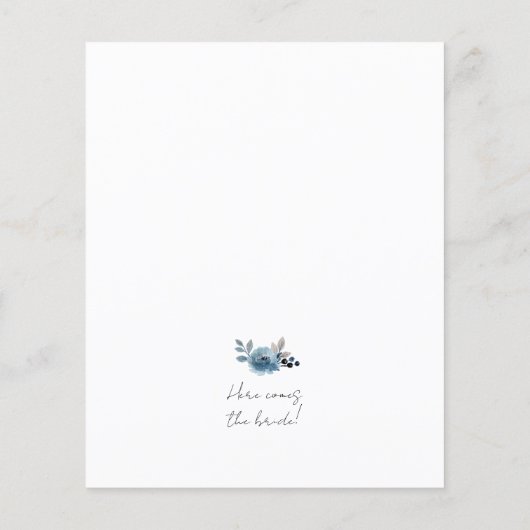 ダスティエレガントブルーとネイビーの割引フローラ (裏面)