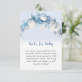 ダスティエレガントブルーフローラベビーブック エンクロージャーカード (スタンド正面)
