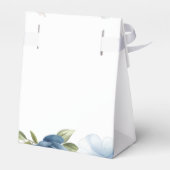 ダスティエレガントブルーフローラ結婚ズ・サンキュー フェイバーボックス (裏面サイド)