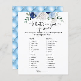 ダスティエレガントブルーフローラ財布の中に何があるか