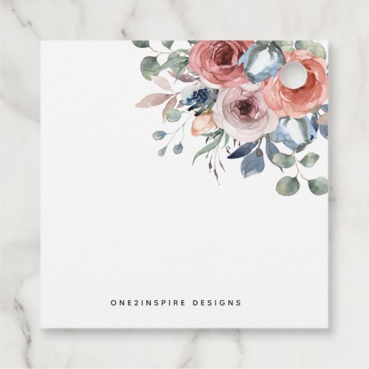 ダスティエレガントブルーブリスフルフローラグラシアス フェイバータグ (裏面)