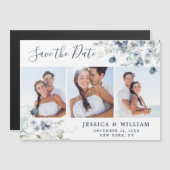 ダスティエレガントブルー日付磁気カードを保存 (正面/裏面)