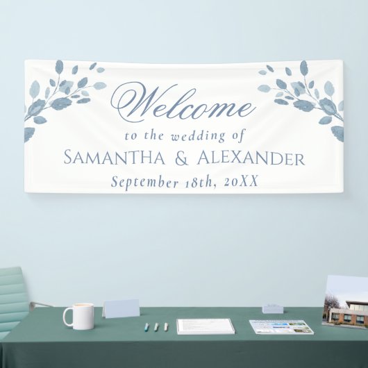 ダスティエレガントブルー離れズ歓迎結婚ズ 横断幕 (トレードショー)