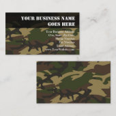 ダスティグリーンカモフラージュ 名刺 (正面/裏面)