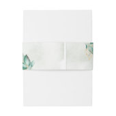 ダスティグリーンゴールドユーカリグリーンウェディング 招待状ベリーバンド (裏面例)