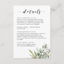 ダスティグリーンユーカリトゥス エンクロージャーカード