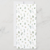 ダスティグリーンユーカリ結婚グリーンリーのメニュー (裏面)